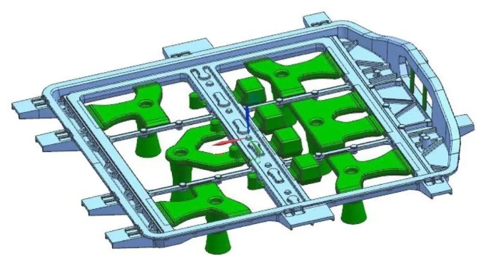 Optimized pouring system