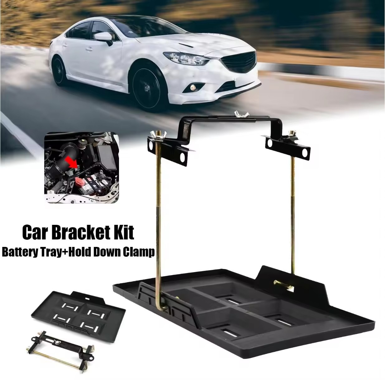 auto battery tray