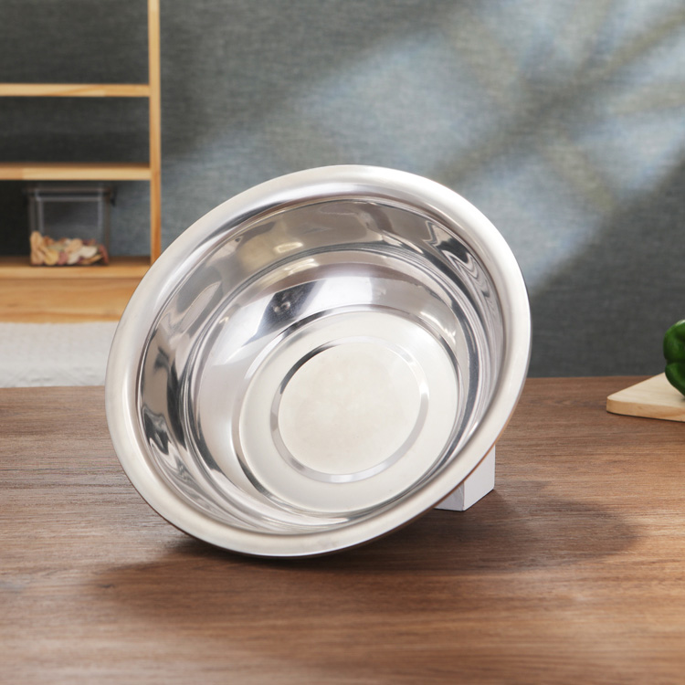 Stainless steel mixing bowl